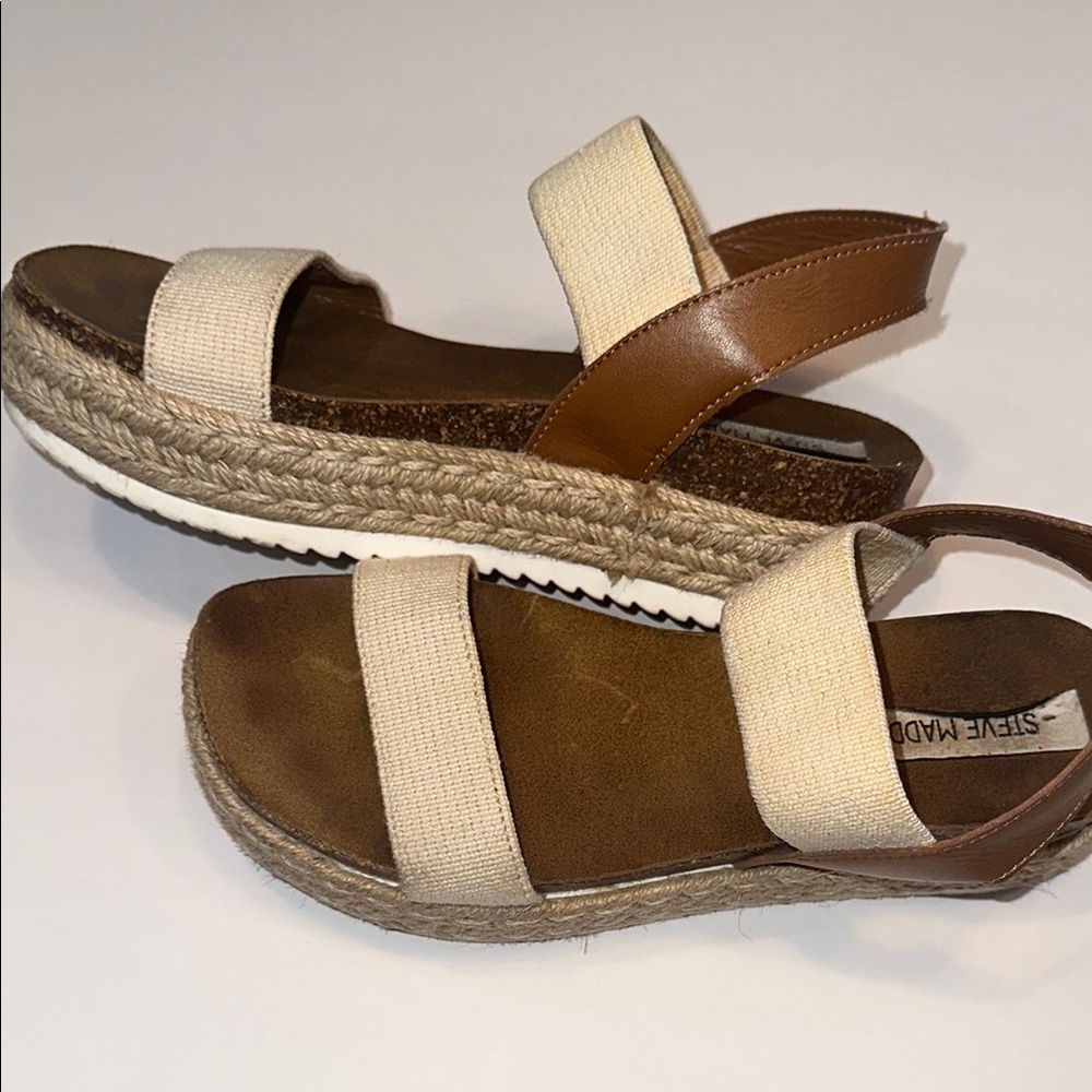 STEVE MADDEN Espadrille Shoes with Platform Sole